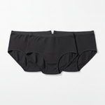 Lot de 3 culottes menstruelles foncées - recto